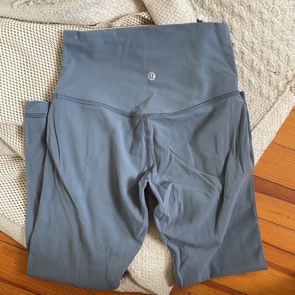 Lululemon Align High Rise Crop 21” size 4 in color Steam Blue - Picture 2 of 6
